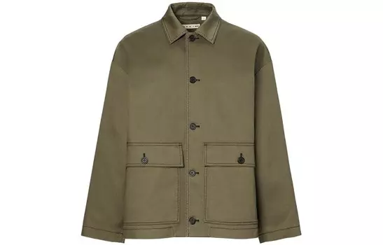 Куртка Marni Co-Branding Unisex Uniqlo, 57 оливковый