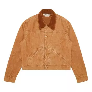 Куртка Marni Short Truck Jacket, коричневый