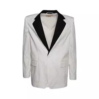 Куртка Marni Single Breasted Jacket 'Natural White', белый