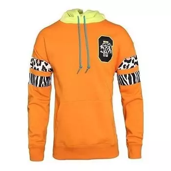 Куртка "mascot" pull over hoodie 'orange' Converse, оранжевый