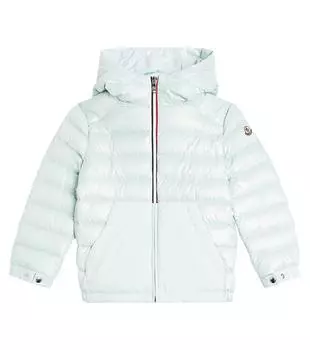 Куртка massereau с логотипом Moncler Enfant, синий