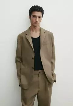 Куртка Massimo Dutti, коричневая