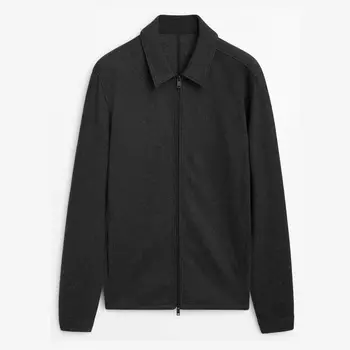 Куртка Massimo Dutti With Central Zip, антрацитово-серый