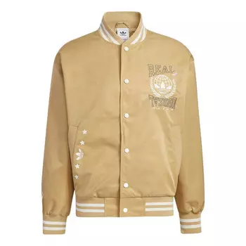 Куртка mc woven bomber jackets 'tan' Adidas, бежевый