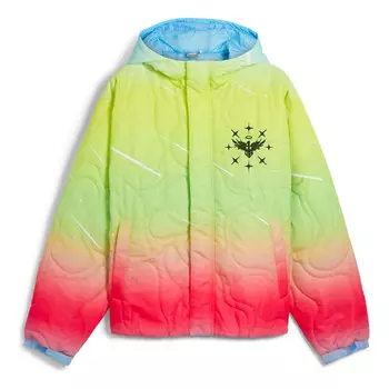 Куртка melo 1love relaxed fit basketball jacket 'yellow alert' Puma, желтый