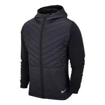 Куртка men's aerolayer running black jacket Nike, черный