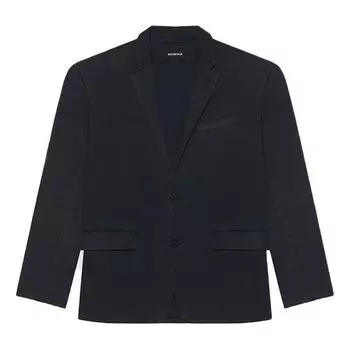 Куртка Men's Balenciaga FW21 Retro Knit Large Jacket Black, черный