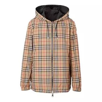 Куртка Men's Burberry Vintage Double Sided Classic Plaid Cozy Jacket Valentine's Day Beige, цвет creamy