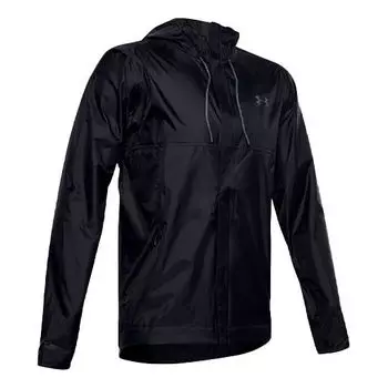 Куртка men's cloudburst shell training sports jacket black Under Armour, черный