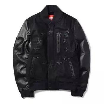 Куртка men's destroyer jacket pattern windproof stay warm black Nike, черный