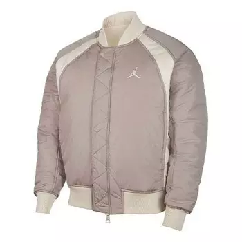 Куртка men's essentials ma-1 reversible aviator woven logo padded clothes lime grey jacket Air Jordan, серый