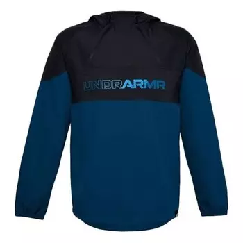 Куртка men's futures mixed anorak jacket blue black Under Armour, черный