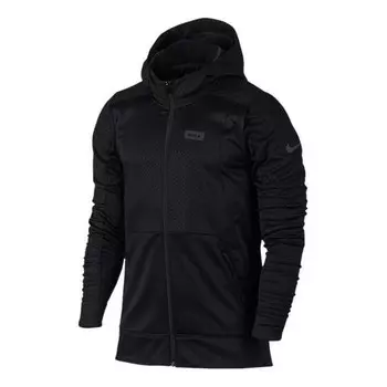 Куртка men's international zipper full-zip hooded jacket Nike, черный