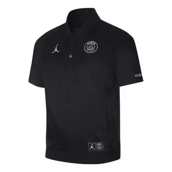 Куртка men's jordan logo breathable short sleeve jacket Nike, черный