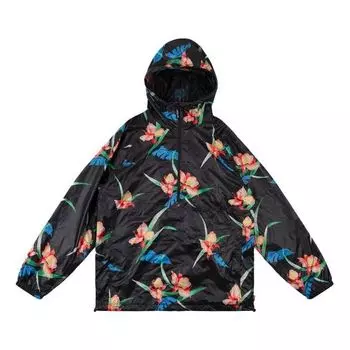 Куртка Men's Levis Flowers Printing Hooded Jacket Black, черный