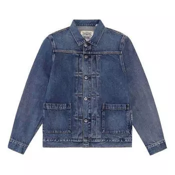 Куртка Men's Levis Midnight Blue Series Lapel Retro Denim Jacket Denim, цвет tan