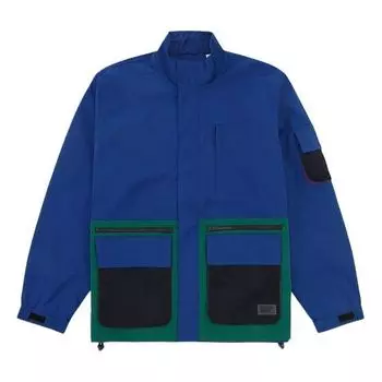 Куртка Men's Levis Multiple Pockets Stand Collar Zipper Jacket Colorblock, цвет tan