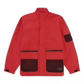 Куртка Men's Levis Stand Collar Multiple Pockets Casual Jacket Red, красный