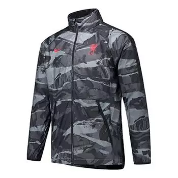 Куртка men's lfc nk awf lte jkt jacket gray Nike, серый