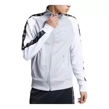 Куртка men's logo stand collar jacket white Nike, белый
