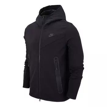 Куртка Men's Nike Training Sports Hooded Jacket Black CU4480-010, черный