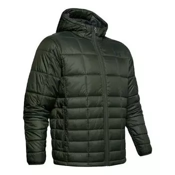 Куртка men's sports hooded jacket dark green Under Armour, зеленый