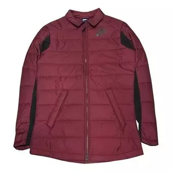 Куртка men's sports warm woven cotton jacket red Nike, красный