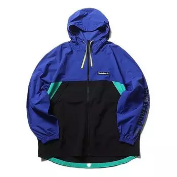 Куртка Men's Timberland Splicing hooded Zipper Jacket Blue, синий