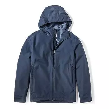 Куртка Men's Timberland waterproof Zipper Hooded Jacket Blue, синий
