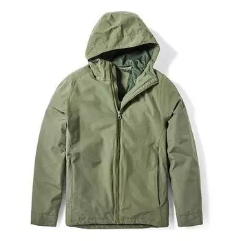 Куртка Men's Timberland waterproof Zipper Hooded Jacket Green, зеленый