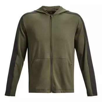 Куртка meridian full-zip jacket 'olive green' Under Armour, зеленый