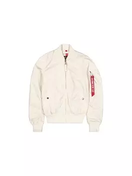 Куртка межсезонная ALPHA INDUSTRIES MA-1 TT, натуральный белый