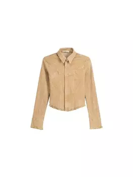 Куртка межсезонная Bershka, бежевый