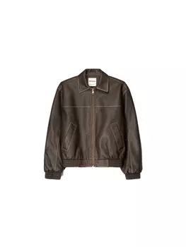 Куртка межсезонная Bershka, коричневый