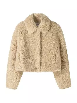 Куртка межсезонная Bershka, песочный