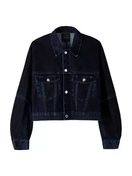 Куртка межсезонная Bershka, темно-синий