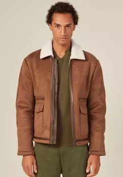 Куртка межсезонная BONOBO Jeans, коричневая