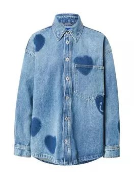 Куртка межсезонная HUGO Garesa_2_B, цвет Blue/Blue denim