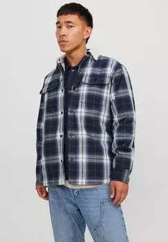 Куртка межсезонная Jcodarren Overshirt Jack & Jones, цвет navy blazer