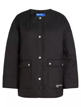 Куртка межсезонная KARL LAGERFELD JEANS, черный