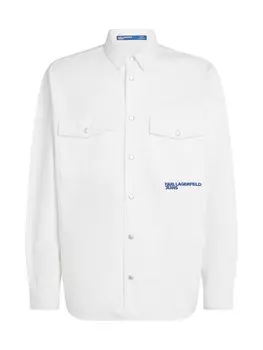 Куртка межсезонная KARL LAGERFELD JEANS Out Of The Blue, белый