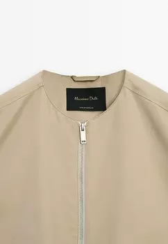 Куртка межсезонная Massimo Dutti, светло-коричневый