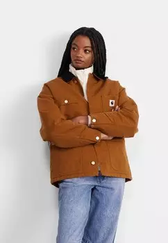 Куртка межсезонная MICHIGAN Carhartt WIP, темно-коричневый/черный