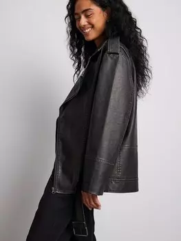 Куртка межсезонная NA-KD, черный