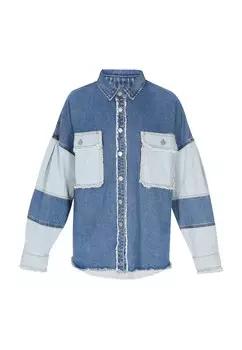 Куртка межсезонная NALLY, цвет Turquoise/Blue denim