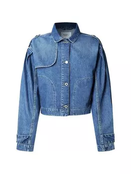 Куртка межсезонная Pepe Jeans Silvia, синий деним
