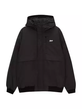 Куртка межсезонная Pull&Bear, черный