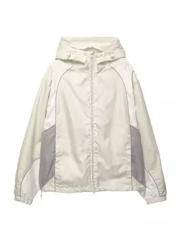 Куртка межсезонная Pull&Bear, цвет White/Wool white