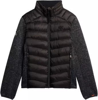Куртка межсезонная Superdry, цвет Black/mottled black