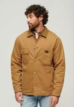 Куртка межсезонная Superdry, коричневый